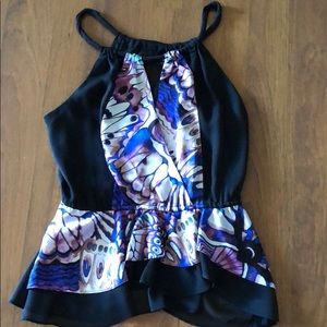 Bebe peplum top